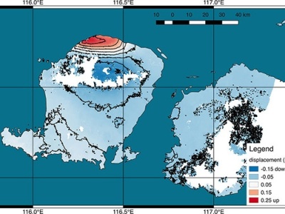 NASA：印尼龙目岛连续地震导致西北海岸抬高25厘米