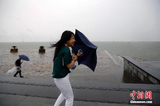 台风“温比亚”登陆上海浦东 江浙等地迎接大暴雨
