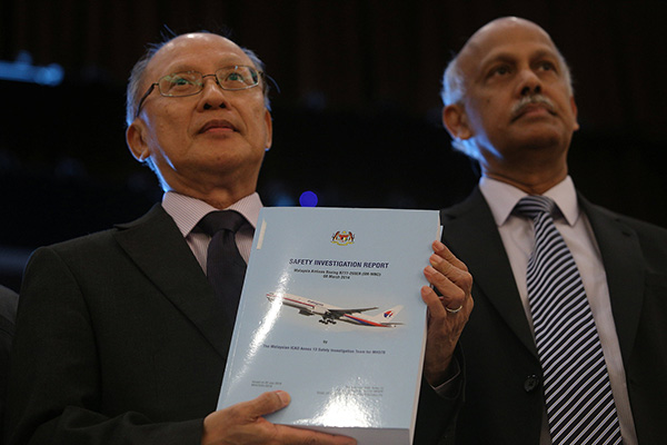 中国家属追问下，MH370调查组承认最新报告有未公开内容