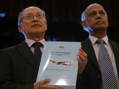 中国家属追问下，MH370调查组承认最新报告有未公开内容