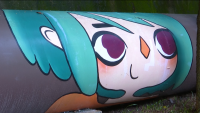 我被深圳这条彩绘水管萌翻在地