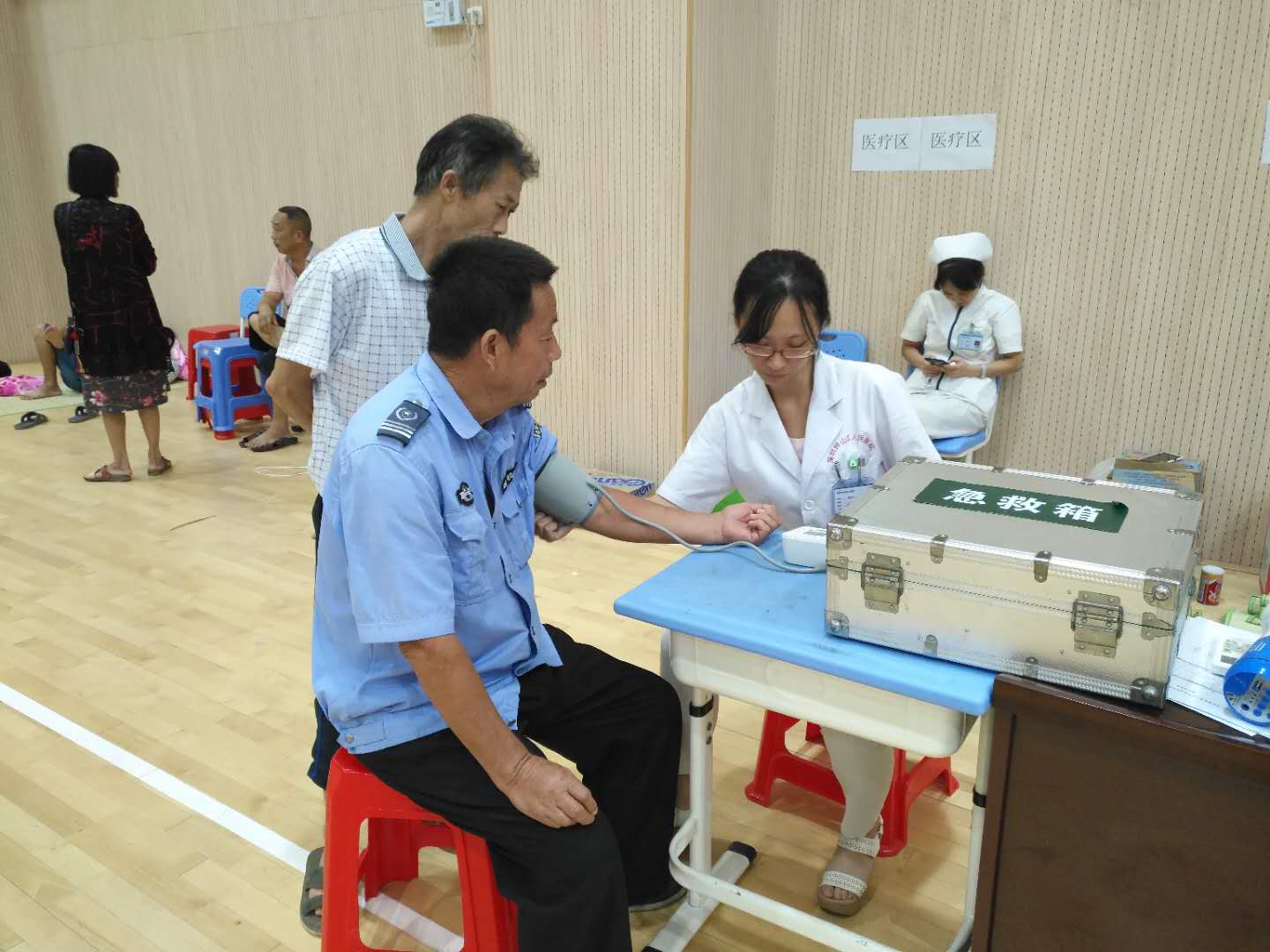 马峦街道应急避险场所稳定有序