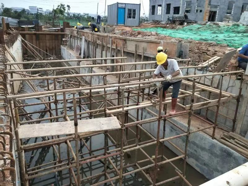 宝龙街道浪背水黑臭水体截污工程提前完工