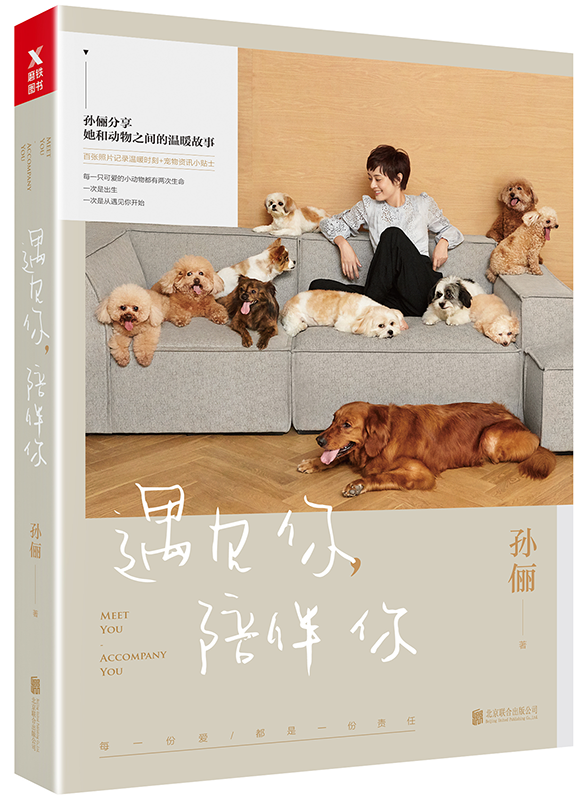孙俪出新书，讲述领养流浪动物温暖经历