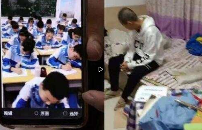 学生被疑遭强制理光头后跳楼 校方：获同意后理的平头