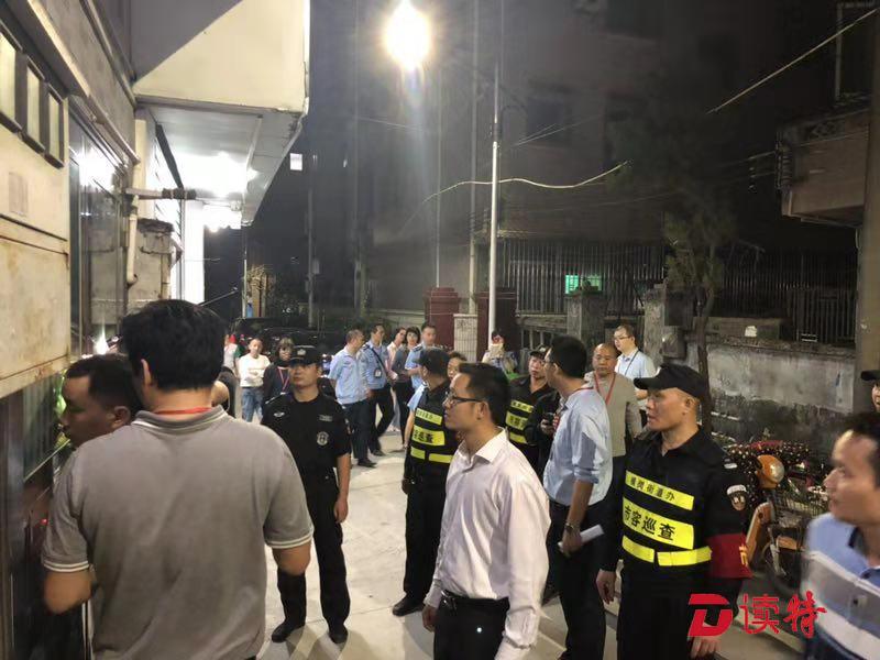 下沉一线！横岗街道出动专项整治组夜剿电动自行车隐患