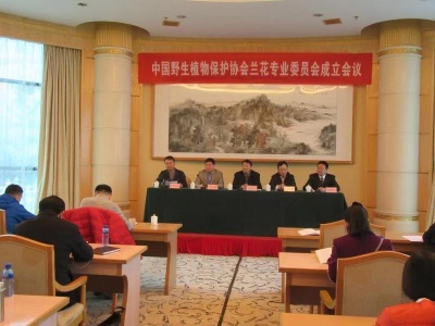 中国野生植物保护协会兰花专业委员会成立