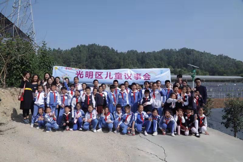 光明区儿童议事会成立，小议事员为美好家园建言