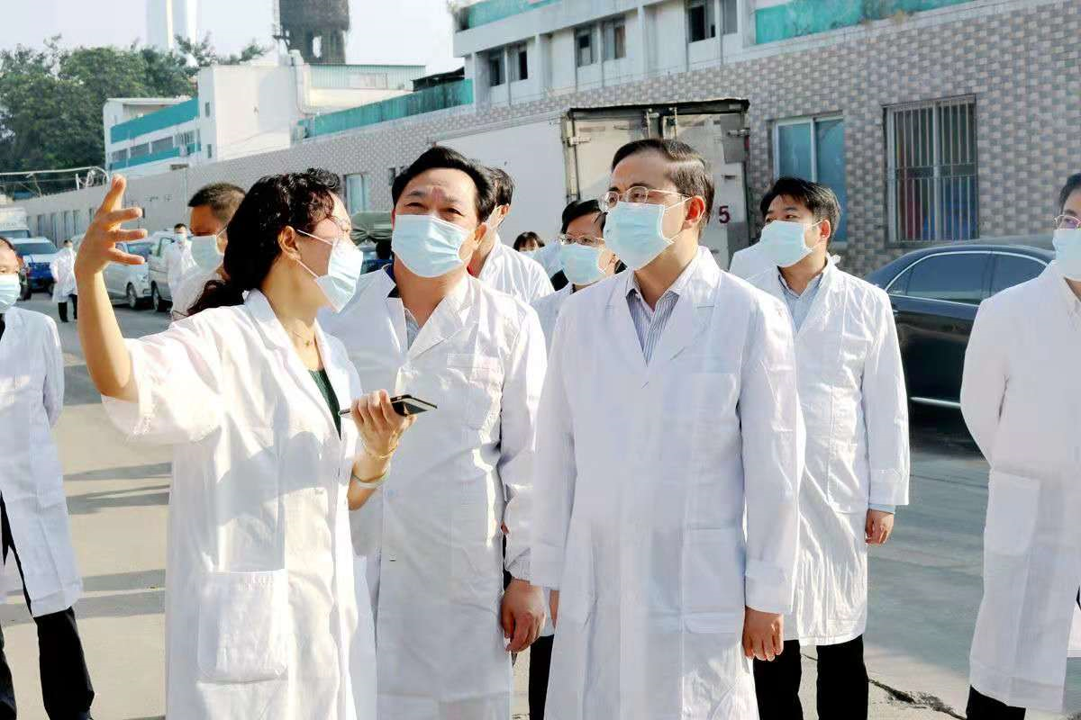 深圳市市场和质量监管委调研南山家禽批发市场