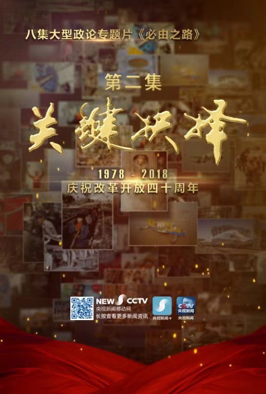 预告 | 大型政论专题片《必由之路》第二集：关键抉择
