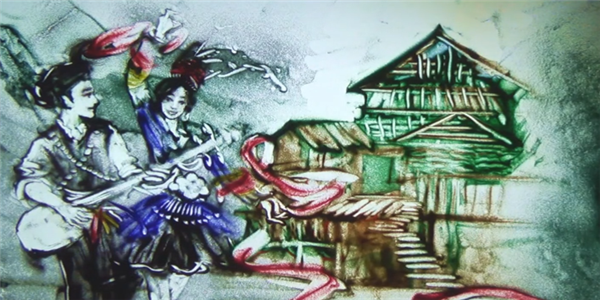 沙画丨八桂儿女唱新歌