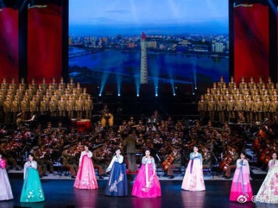 朝鲜友好艺术团首场演出在北京举行 观众：高水平！