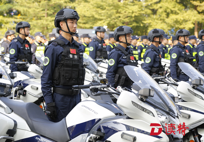 福田公安分局召开春运安保暨交通联合整治启动仪式