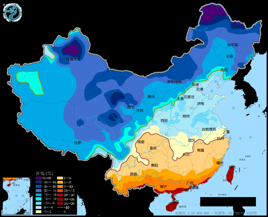 寒潮蓝色预警继续发布 江南等地降温可达10～12℃
