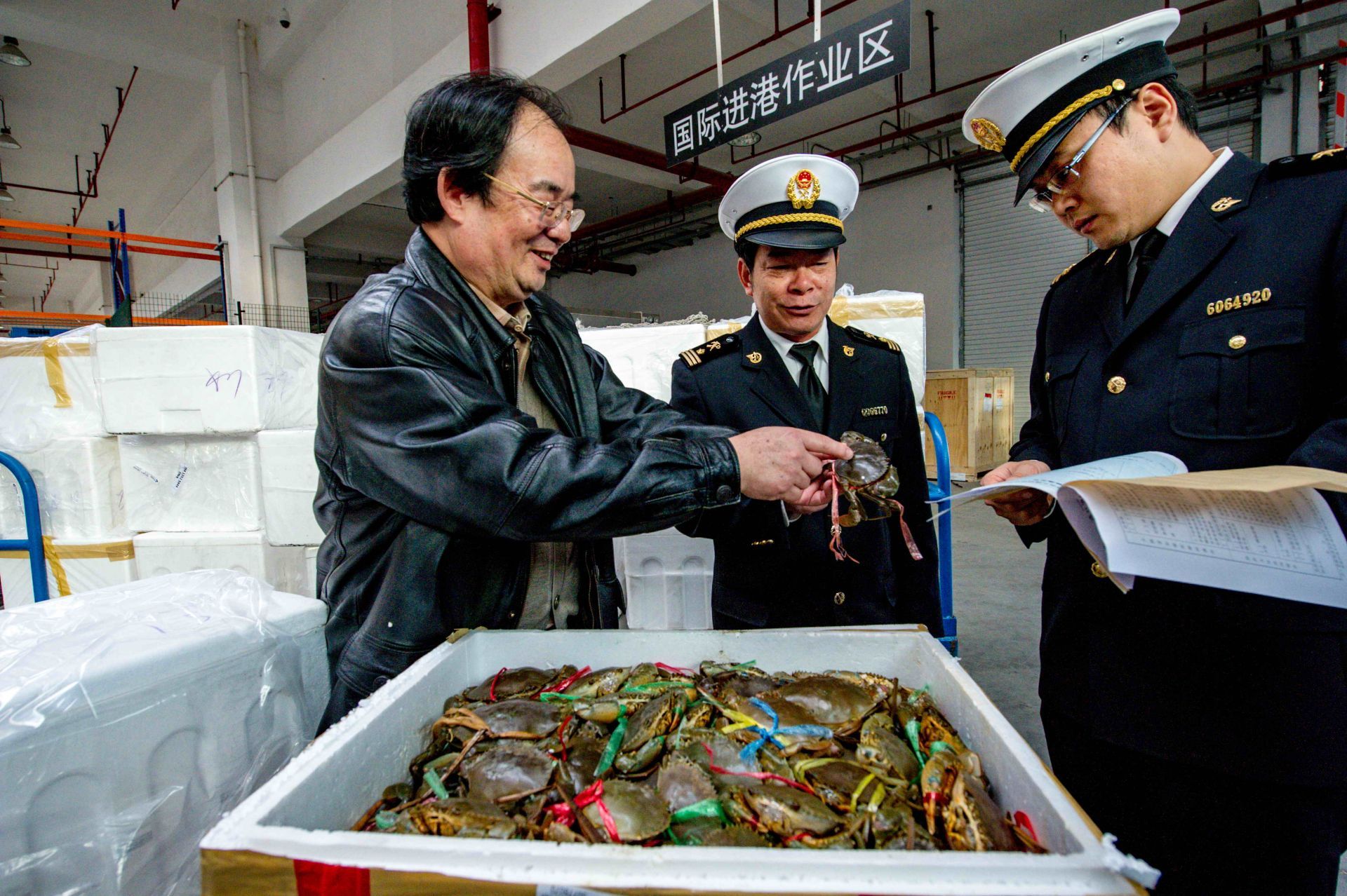提前申报，运抵验放！泰国青蟹朝发夕至潮汕市民餐桌