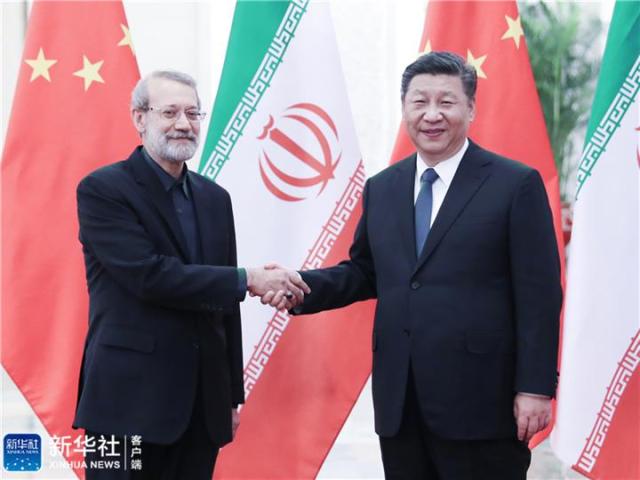 习近平会见伊朗伊斯兰议会议长拉里贾尼