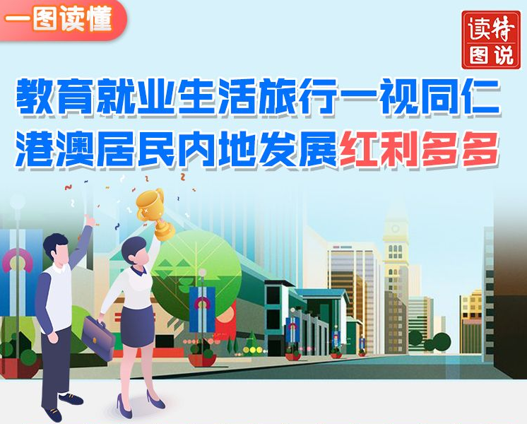 一图读懂 | 教育就业生活旅行一视同仁 港澳居民内地发展红利多多