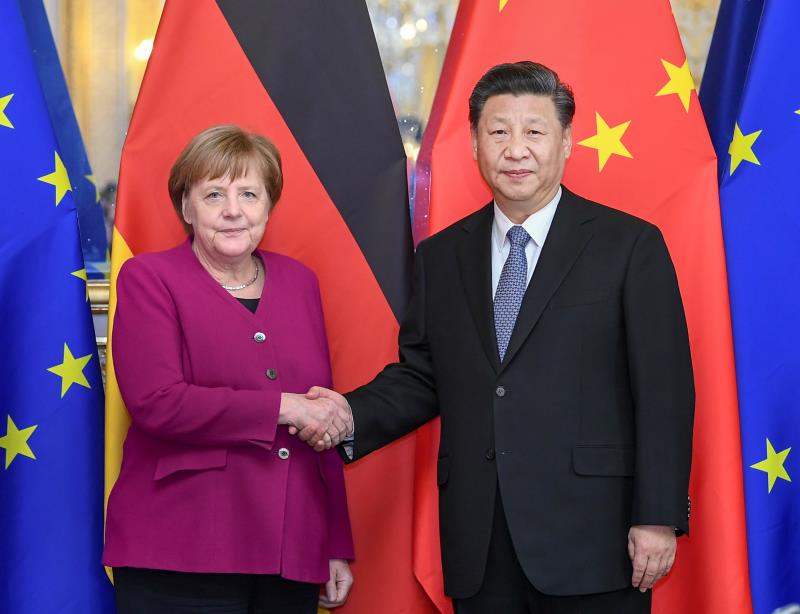 习近平会见德国总理