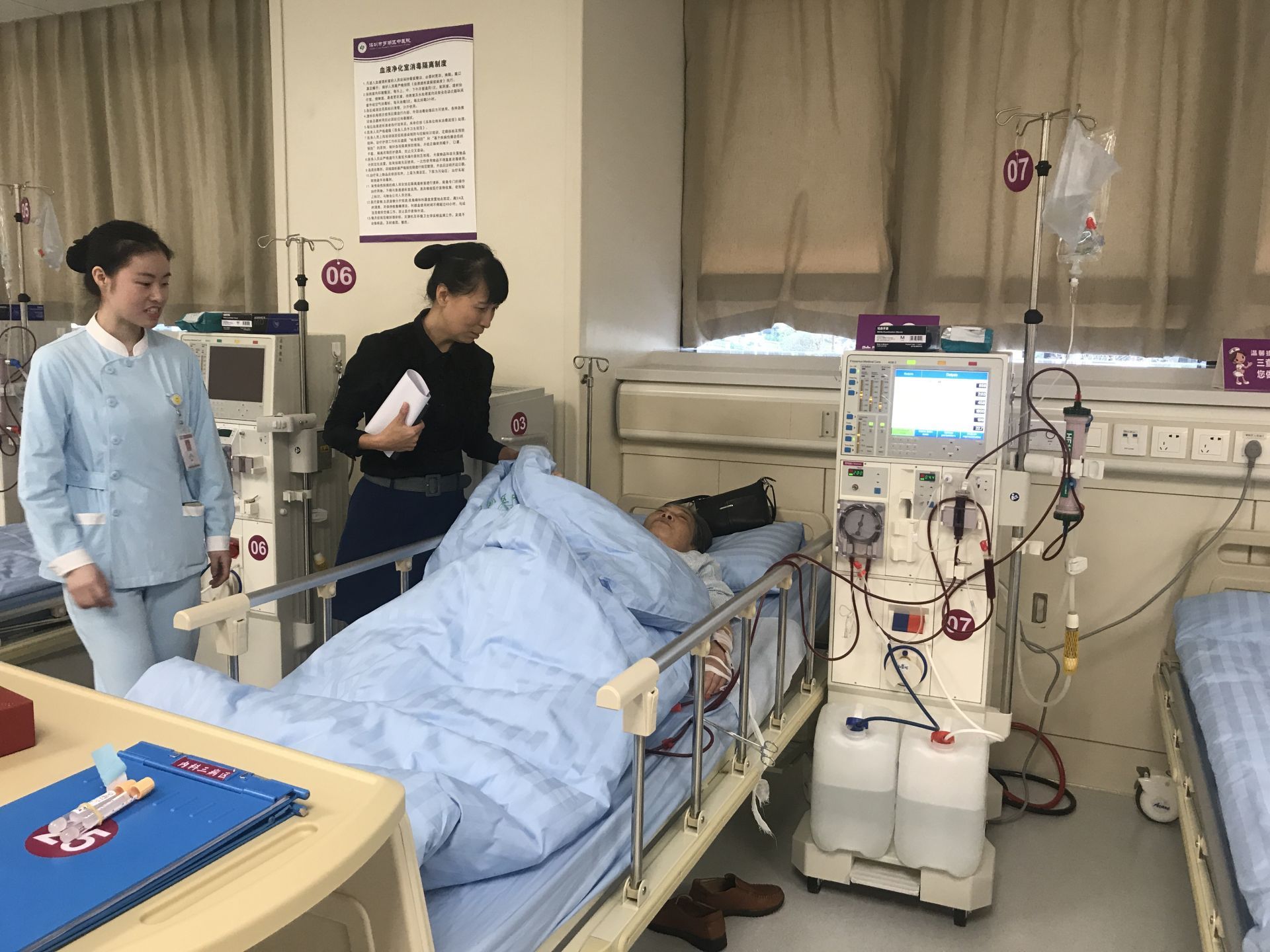 采用中西医结合疗法，罗湖中医院血液净化室全新亮相