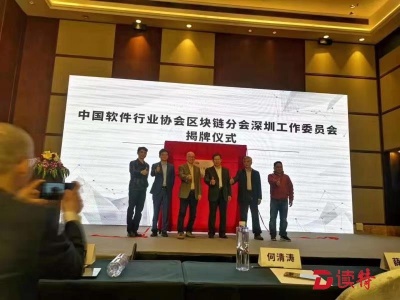 中国软件行业协会区块链分会深圳工作委员会成立
