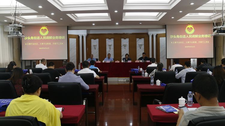 真招实措提水平！盐田区沙头角街道开展人民调解业务培训会