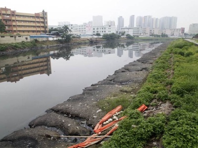 确保水源保护 龙岗南湾清理河道周边乱搭建12000平方米