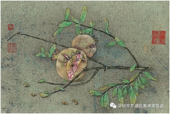 看展 | “坚持——景丽莉贺勤工笔画作品展”在罗湖开展