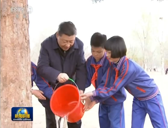 独家V观｜习近平：祝孩子们像小树苗一样茁壮成长