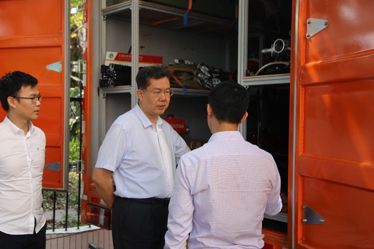 新区党工委书记王京东亲临一线开展森林防火工作检查