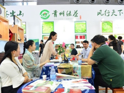 连续14年亮相文博会的贵州展区有道好茶，引观众驻足品味茶香