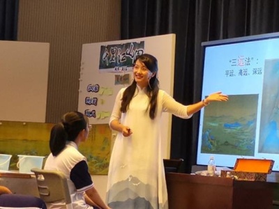 深圳龙岗美术教师亮相全国中小学水墨长卷绘画展