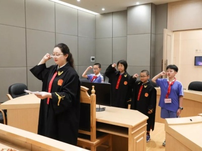 深圳小学生走进龙华法院 ，“零距离” 感受阳光司法 