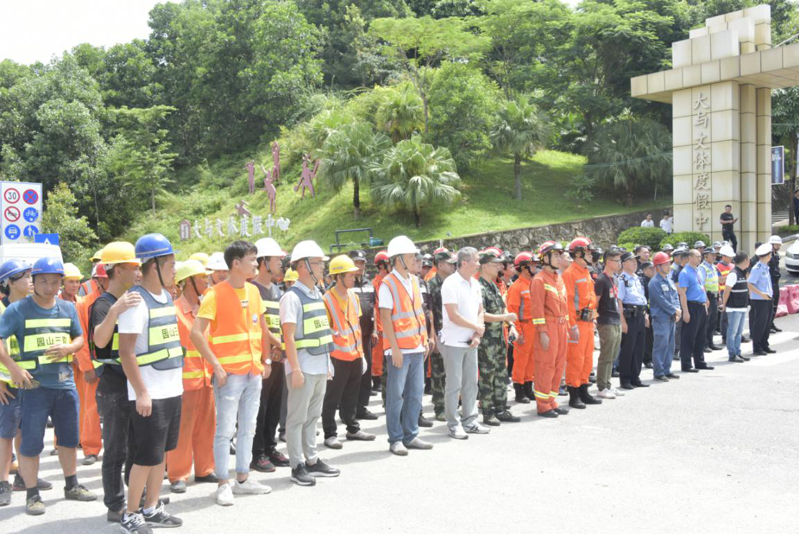 “极速营救”！龙岗区园山街道上演了一场特殊演练