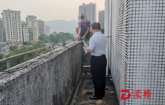 龙岗“微笑哥”张海威成功劝解一轻生男子