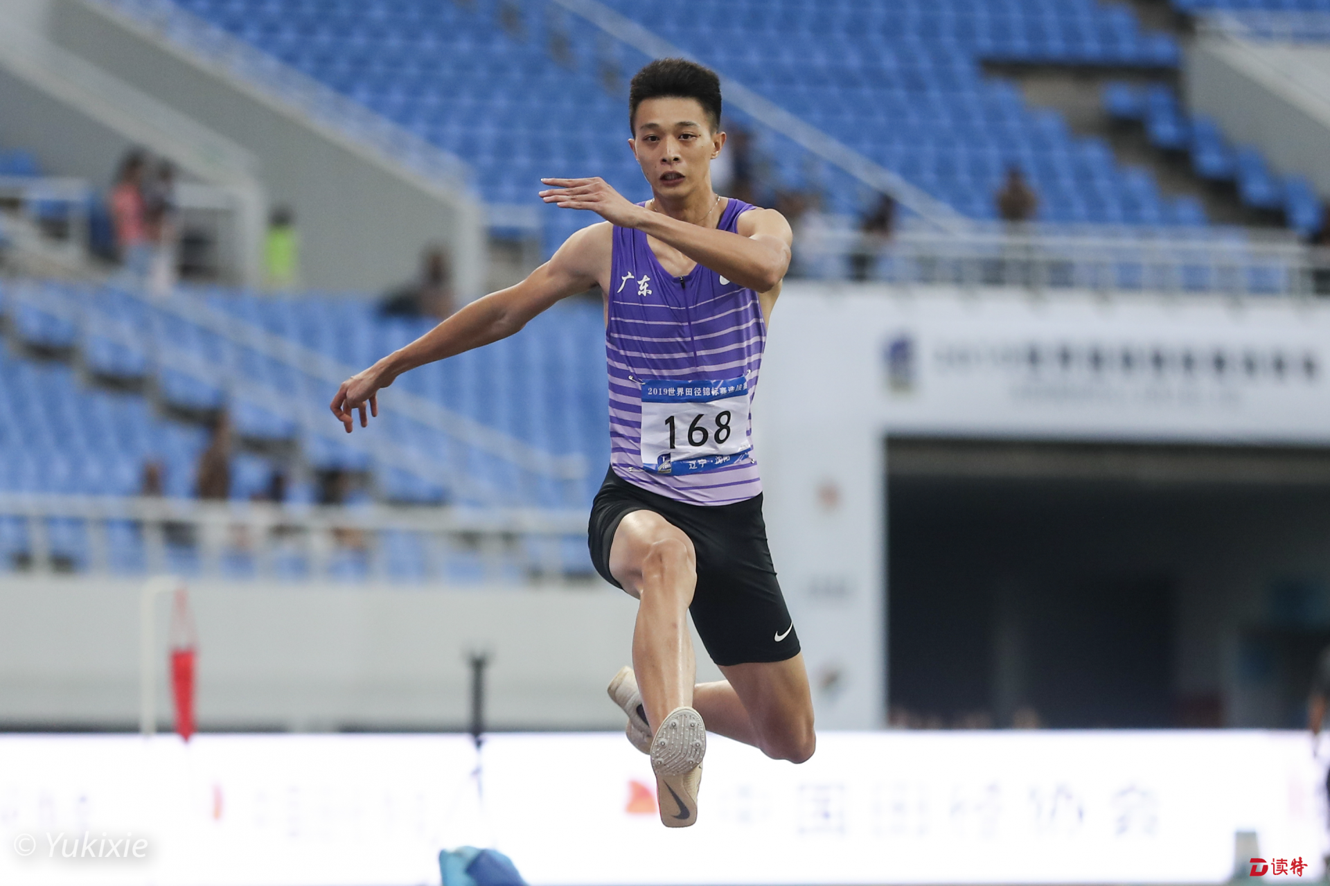 三级跳17.47米，吴瑞庭等三人代表中国出征世界田径锦标赛