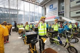 深圳快递、外卖交通安全警企协作共管联盟成立