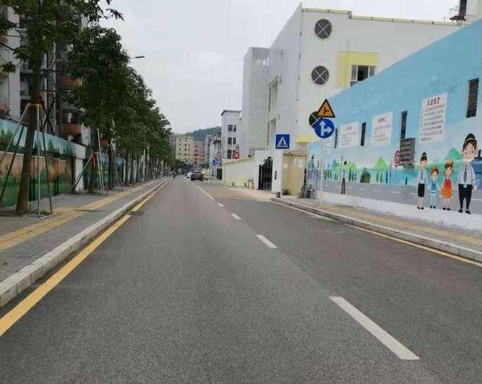 龙岗宝龙街道8条道路完成提升改造