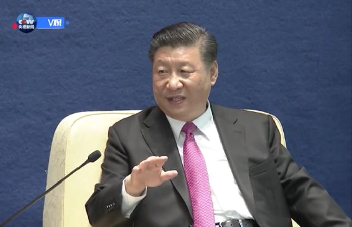独家视频：习近平会见国际篮联主席穆拉托雷
