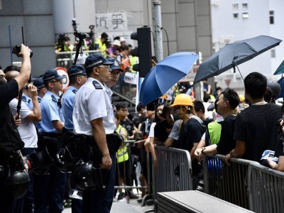 香港警方严厉谴责暴力示威活动 拘29人最小17岁