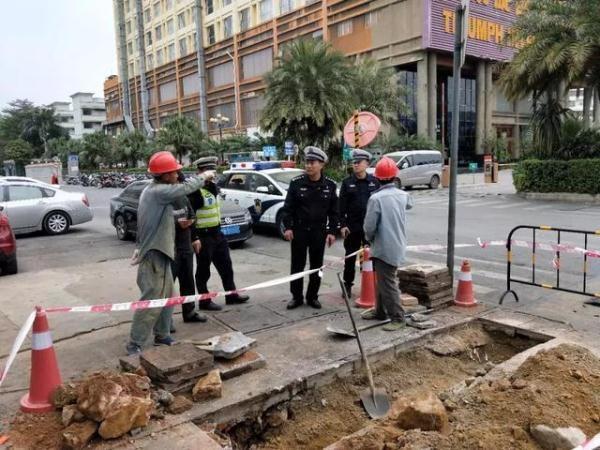 全覆盖、抓重点！光明区整治违法违规占道施工