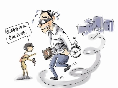 华强北派出所抓获一名盗窃自行车的嫌疑人