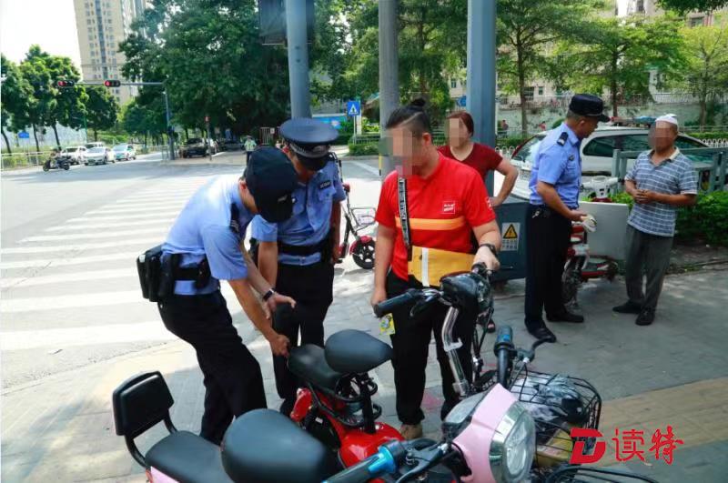 宝安多警种联合开展交通整治