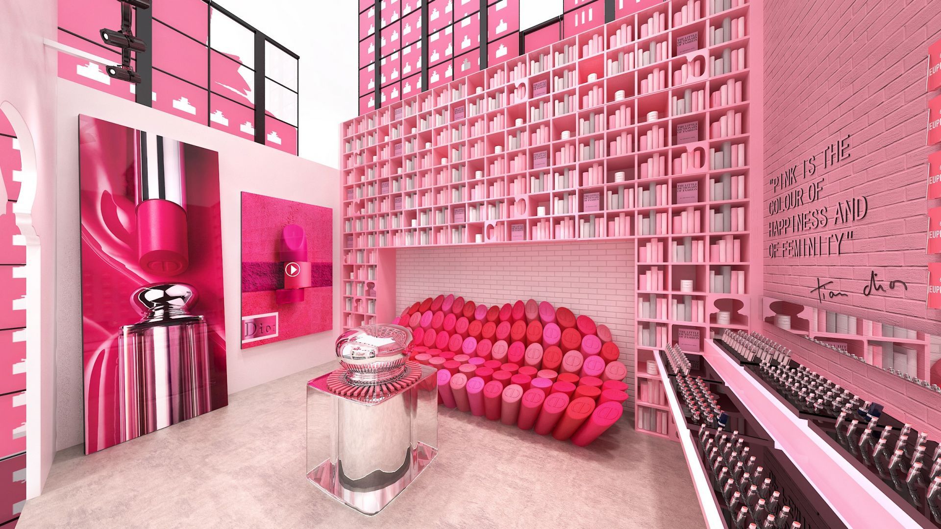 “DIOR PINK CITY”来了！迪奥粉耀都市概念店首登深圳