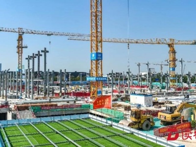 深圳前海国际会议中心进入地上钢结构施工阶段