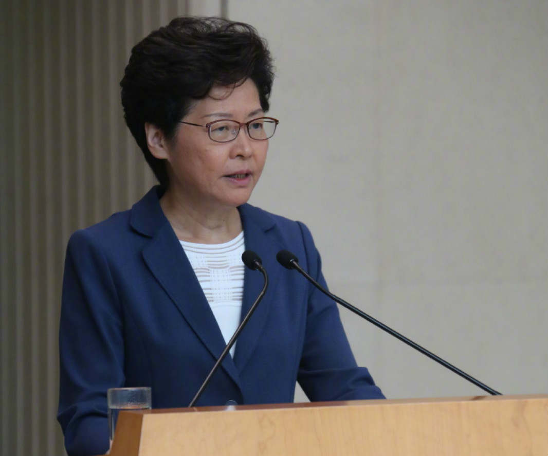 林郑月娥：暴徒无法无天，特区政府决心止暴制乱