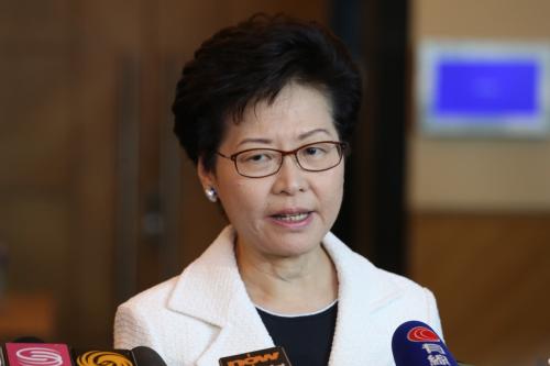 林郑月娥强烈谴责针对香港律政司司长的袭击