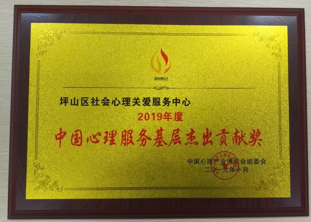 两个“唯一”！ 坪山区获评中国心理服务基层杰出贡献等奖项