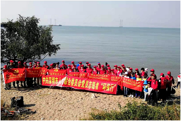 深圳市人才联合党委：400党员志愿者参加2019公益“环保行”