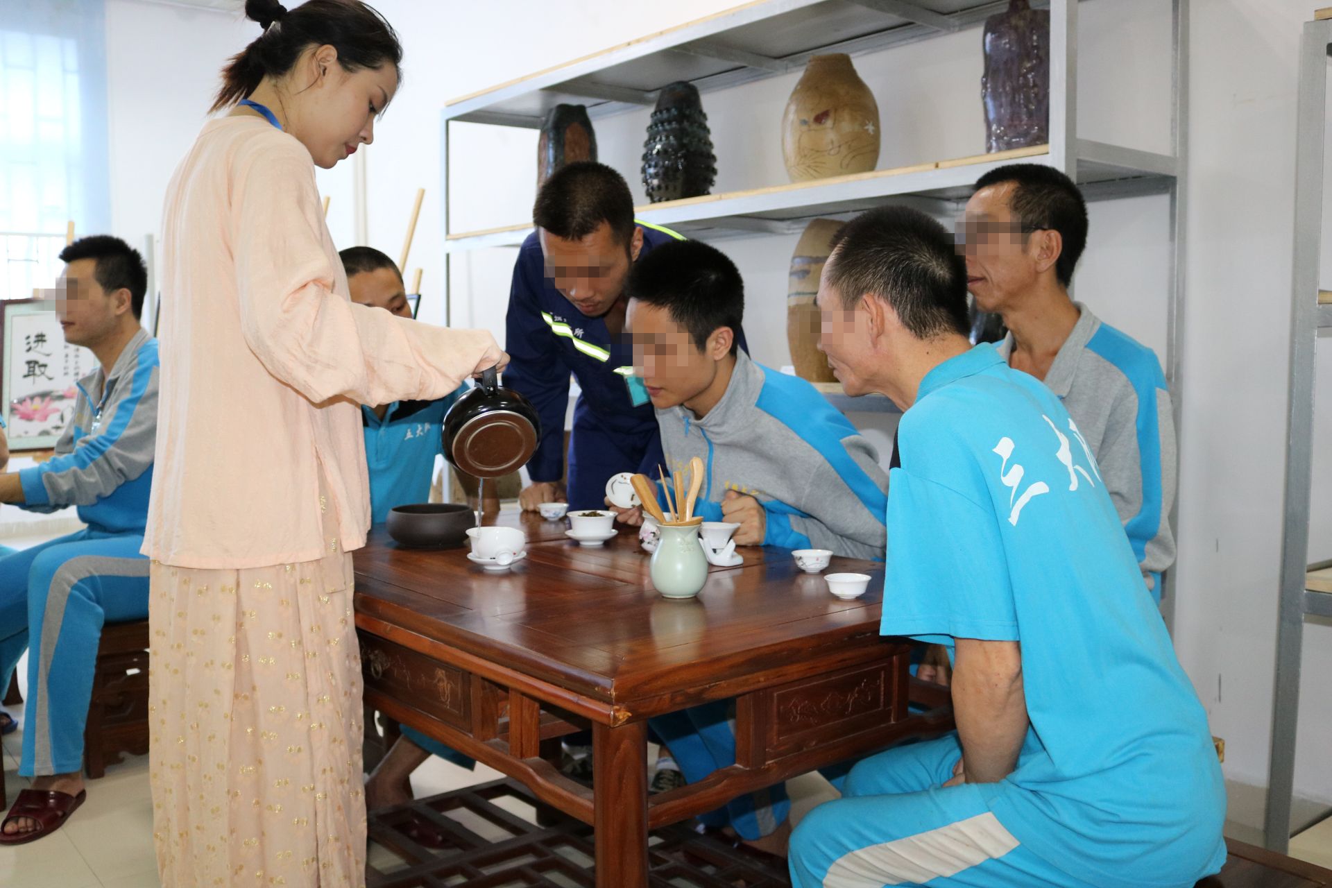 “学茶艺，品人生”，面向戒毒人员开展茶艺技能培训班