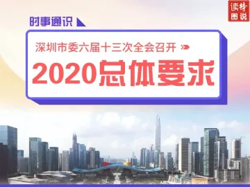 一图读懂 | 2020年深圳要怎么干？市委六届十三次全会提了这些要求